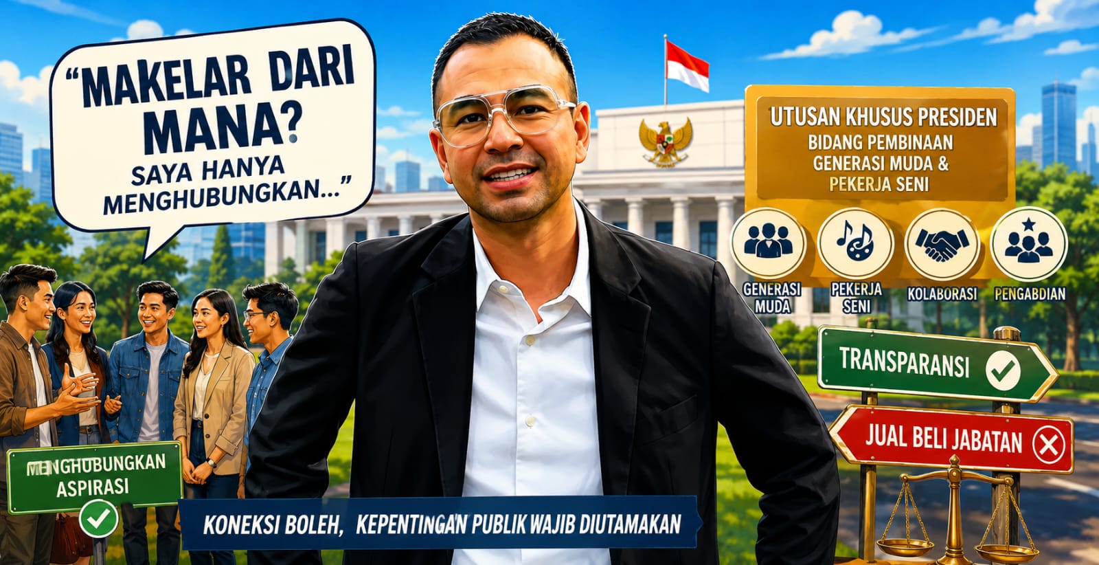 Raffi Ahmad, Penghubung, Kekuasaan, Batas Etika